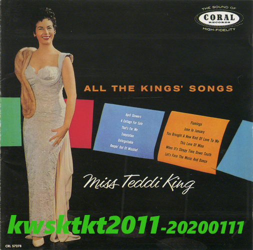 ◆処分前セール◆MVCJ-19211★テディ・キング オール・ザ・キングス・ソングス拍卖