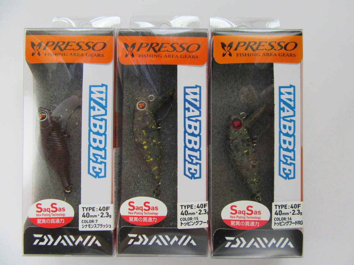 Daiwa PRESSO WABBLE 40F 2.3g ダイワ プレッソ ワブル 管釣り エリア トラウト拍卖