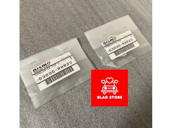 ニスモ 日産 純正 スカイライン GT-R R32 サイドフェンダーエンブレム LH & RH 63896-RHR20 JP拍卖