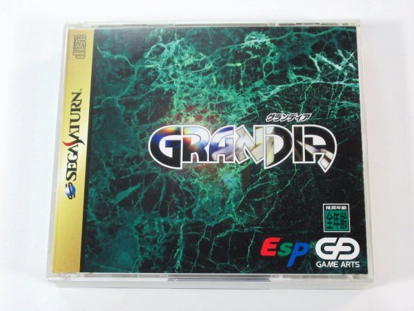 SEGASATURN セガサターン GRANDIA グランディア ゲームアーツ 取説・帯・ハガキ付き #GameKin拍卖