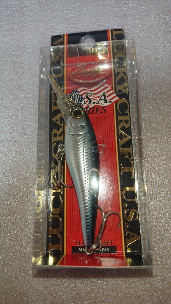 ラッキークラフト ベビーシャッド 50SP【新品未使用】シルバーミノー拍卖