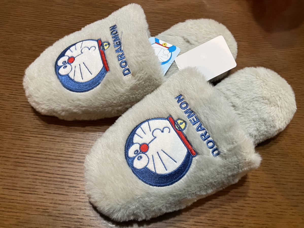 ドラえもん ボアスリッパ スリッパ 23~25㎝ 新品拍卖