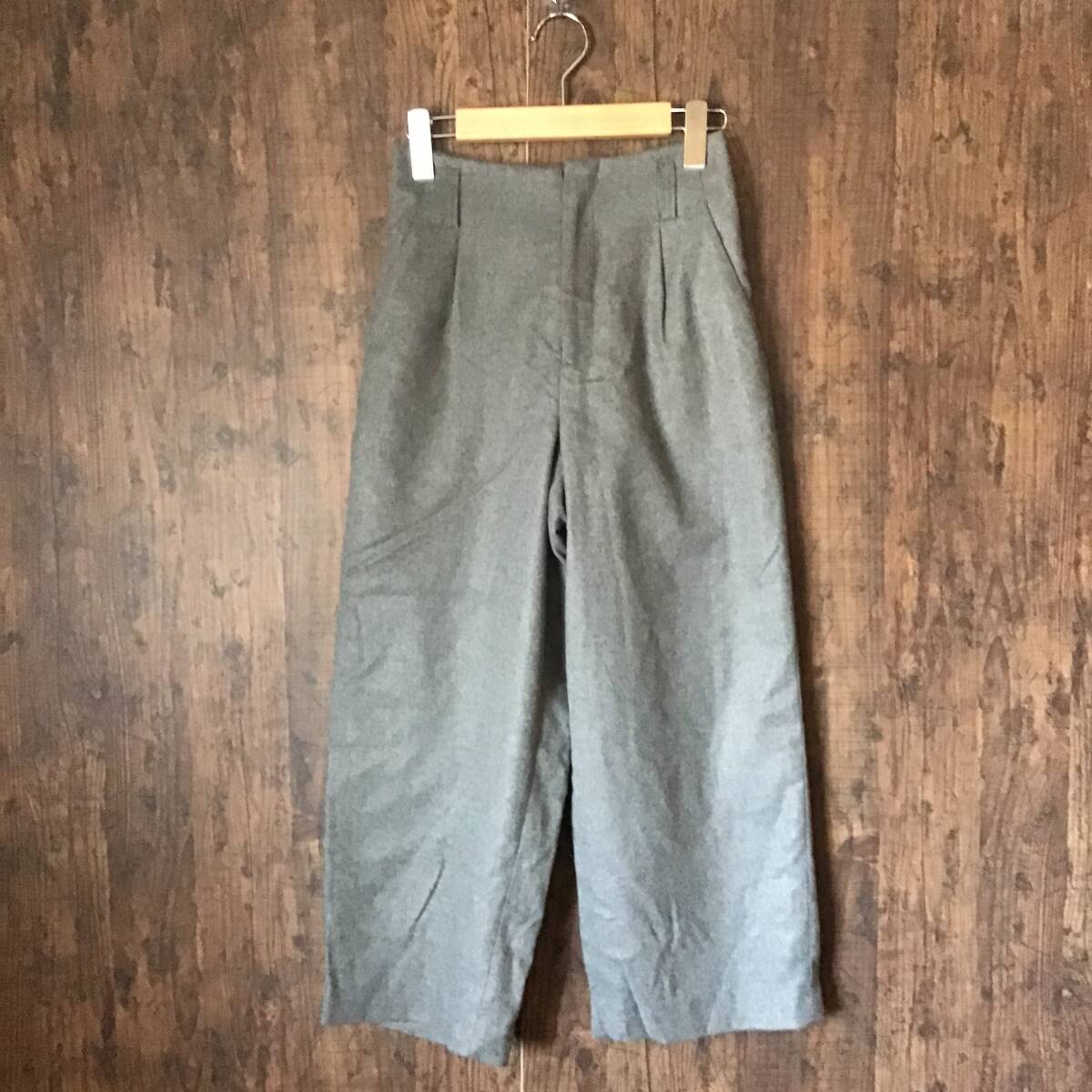 A660◇AG by aquagirl | AG バイ アクアガール ワイドパンツ グレー Sサイズ 中古品拍卖