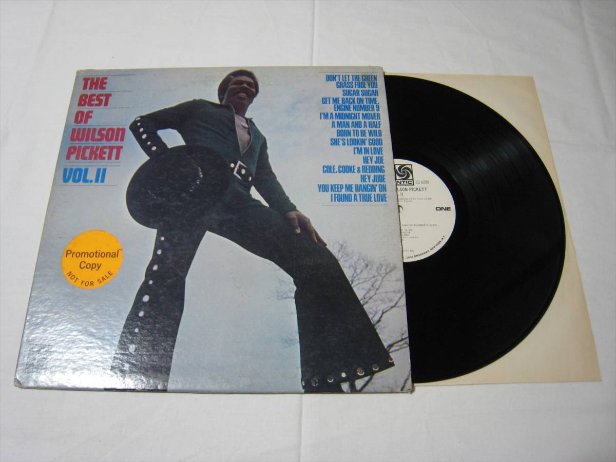 【LP】 WILSON PICKETT / ●白プロモ● THE BEST OF WILSON PICKETT VOL.II US盤 ウィルソン・ピケット ENGINE NUMBER 9 収録拍卖