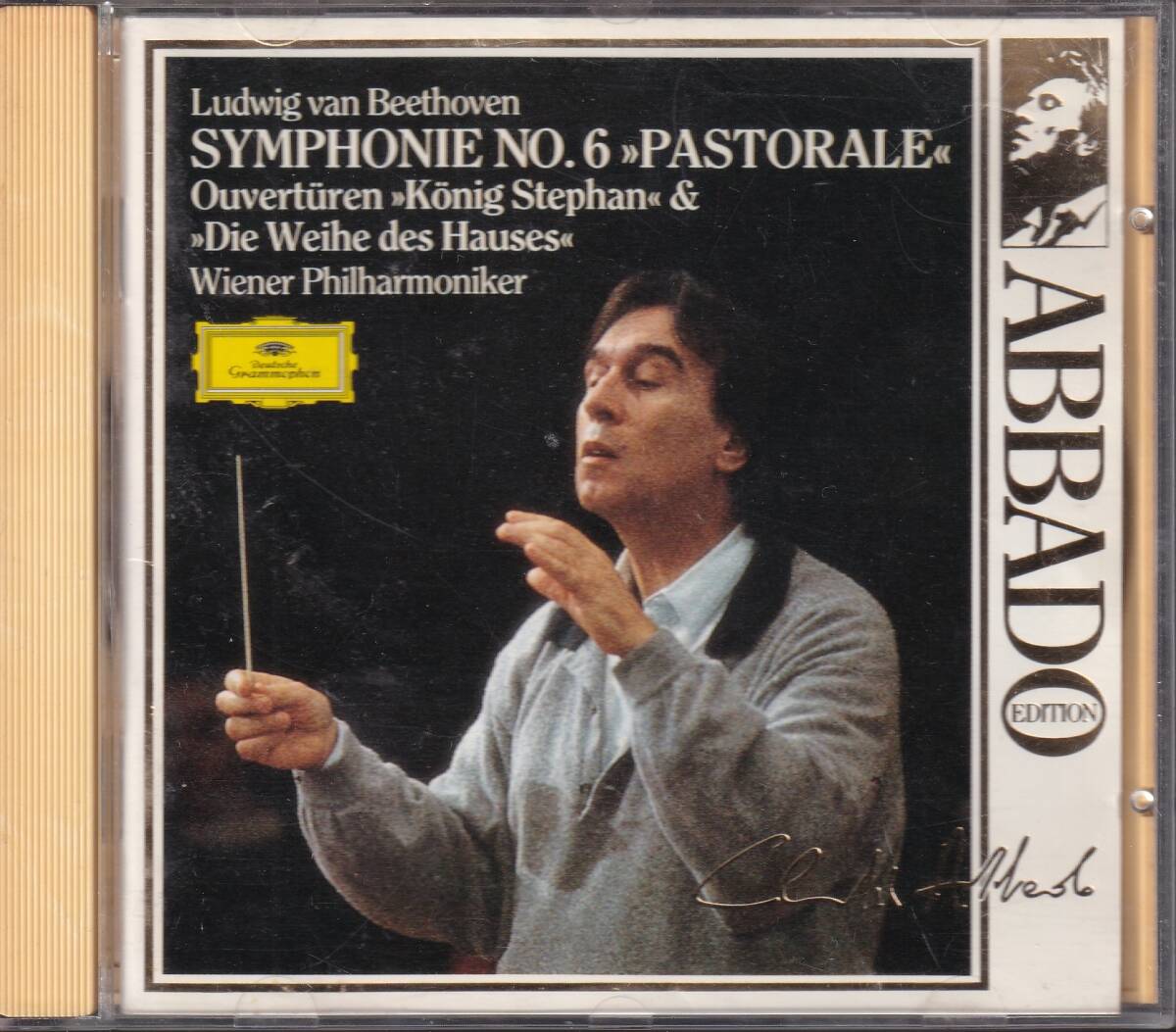 *【全面蒸着/ドイツ・プレス盤】アバド指揮ウィーン・フィル~ベートーヴェン:交響曲第6番『田園』,序曲『シュテファン王』,序曲『献堂式』拍卖