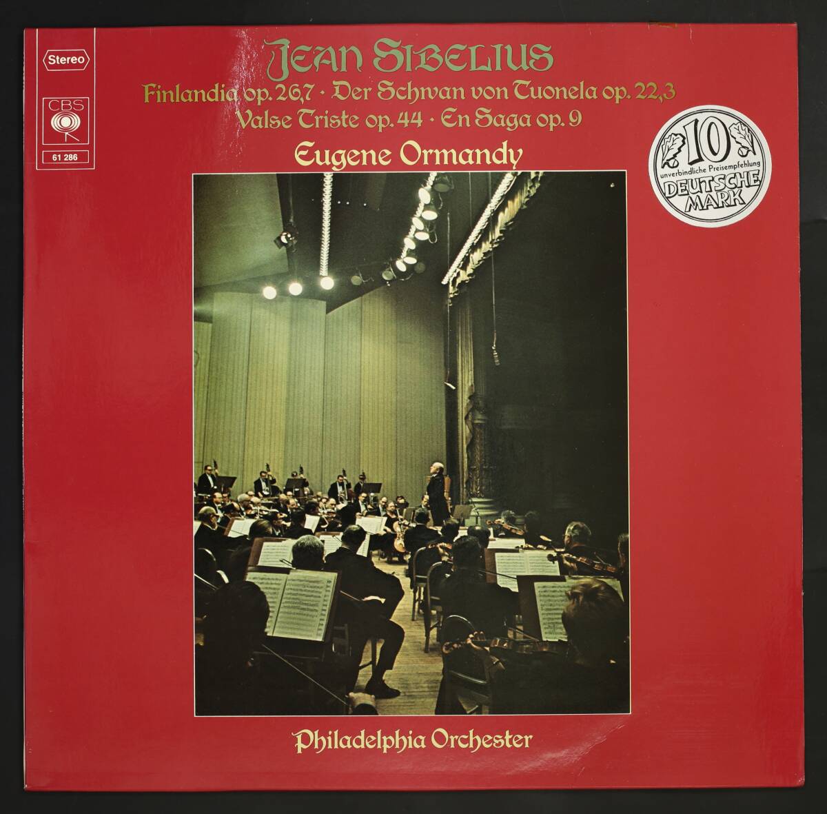 【独盤LP】オーマンディ,フィラデルフィア管/シベリウス:フィンランディア 他(並良品,CBS,1959,Eugene Ormandy)拍卖