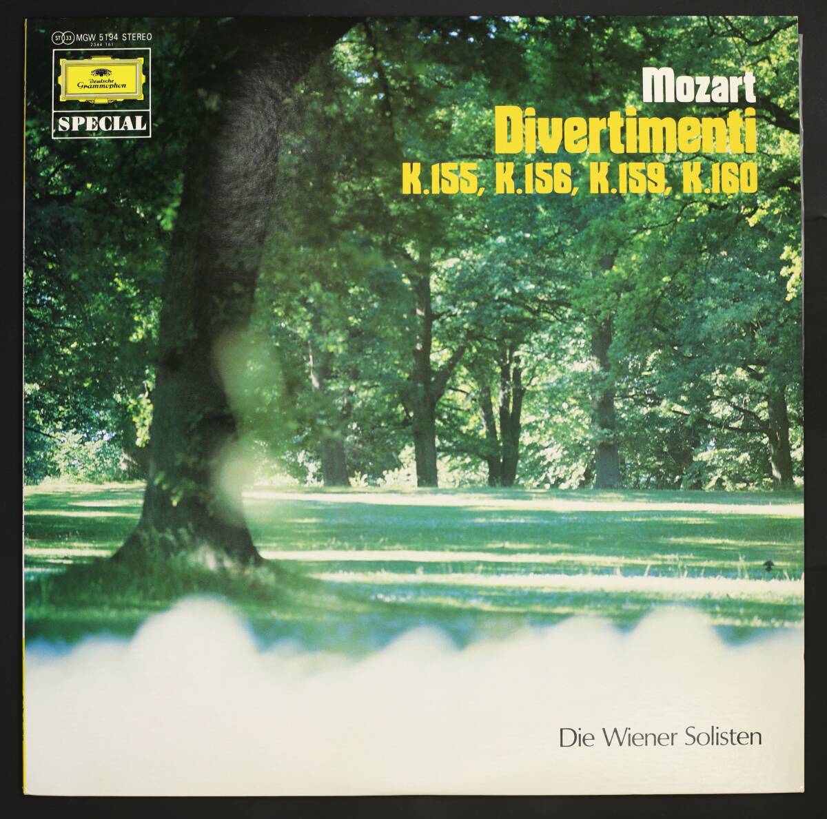 【日DGG LP】ヴィーナー・ゾリステン/モーツァルト:ディヴェルティメント集(並良品,1969,Wiener Solisten)拍卖