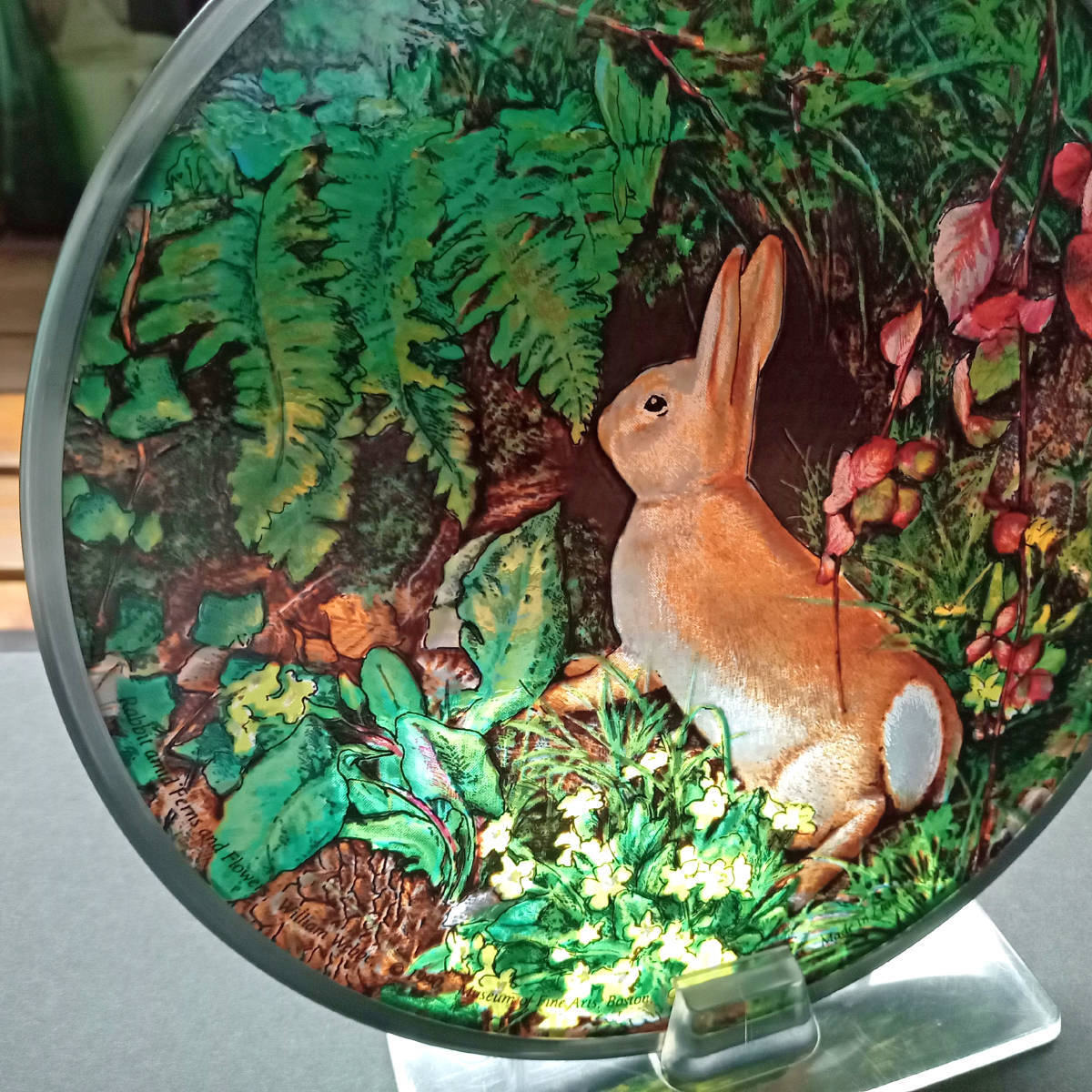 【AIKU-YA】送料無料ウェッブ ステンドグラス Rabbit トロント・ステンドグラス社 グラスマスターズ社 /トロント/カナダ/ティファニー拍卖