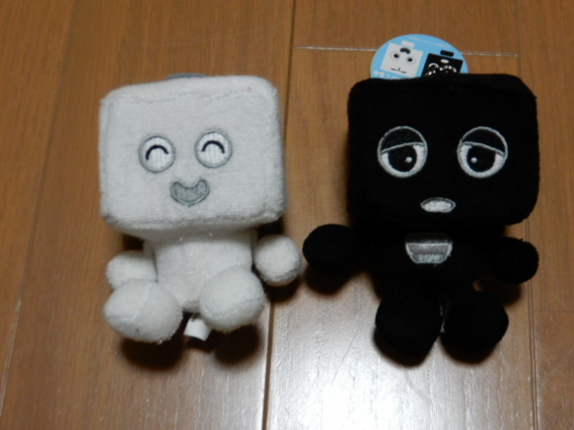 ■非売品・未使用 キューブマスコットぬいぐるみ-モノガチャピン・ムックペアセット フジテレビKIDS拍卖