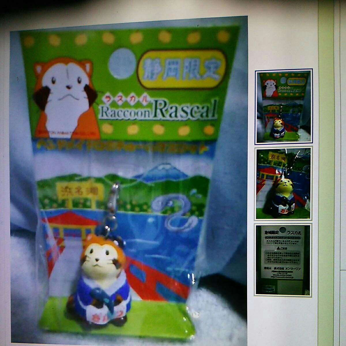 超素敵☆静岡限定☆あらいぐまラスカル☆マスコット☆拍卖