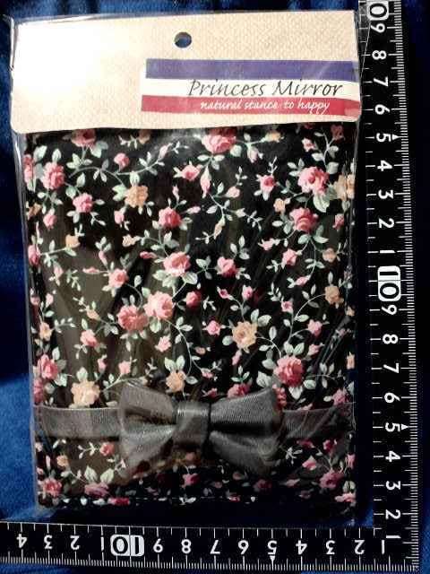 超素敵☆リボン付き☆プリンセスミラー☆花柄☆拍卖