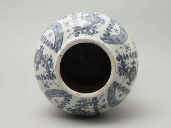 清朝初期 古染付 花瓶 華道具拍卖