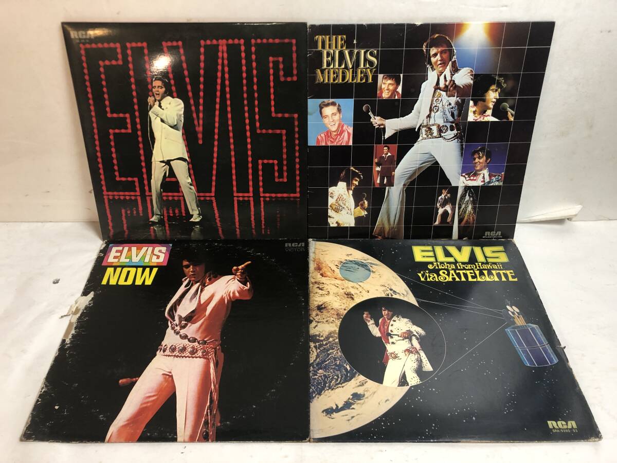 50109S 12inch LP★エルヴィス・プレスリー 4点セット★ ELVIS TV SPECIAL / THE ELVIS MEDLEY / ELVIS NOW / ELVIS ALOHA FROM HAWAII拍卖