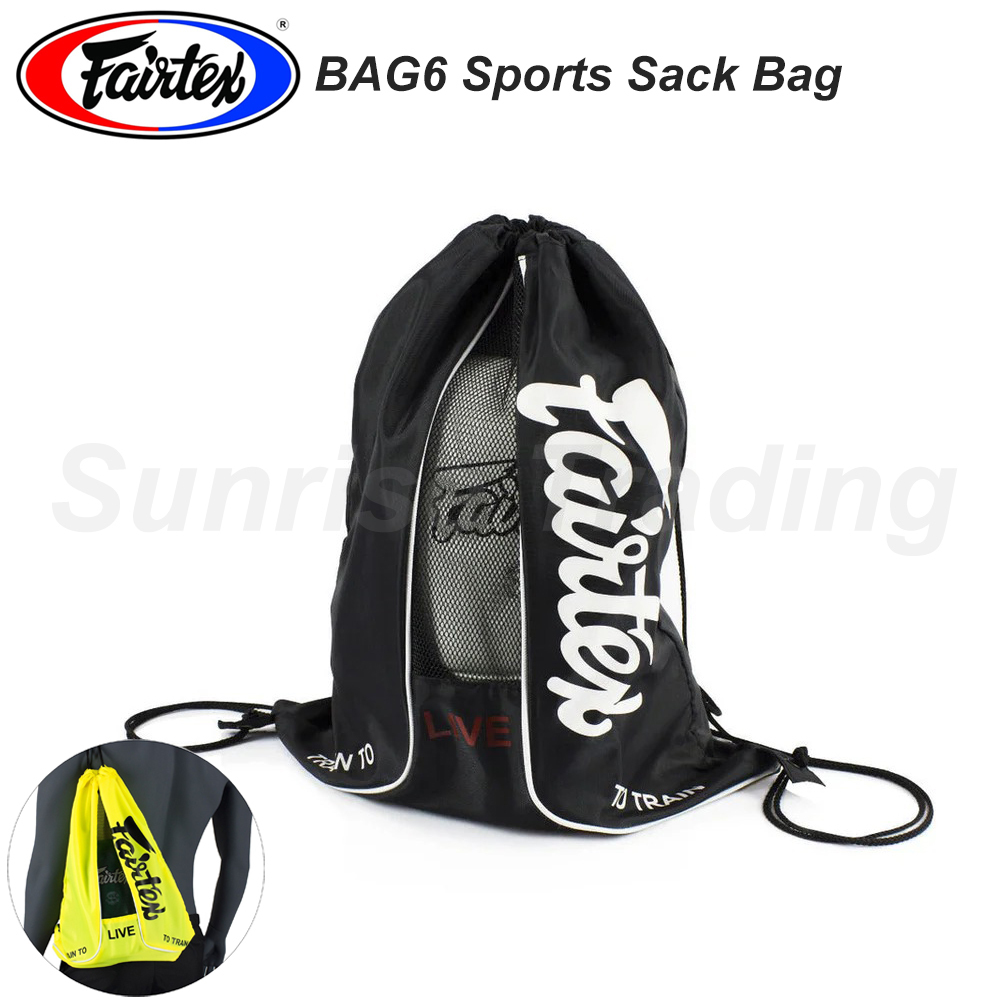 送料無料 新品 Fairtex フェアテックス グローブバッグ ジムバッグ BAG6 ブラック ボクシング MMA 格闘技 スポーツバッグ ジムサック拍卖