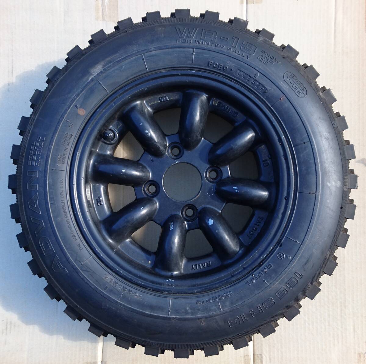 AE86 ハチロク 165SR13 フルピン スパイクタイヤ 4本(ワインカップ2本+マカロニ2本)拍卖