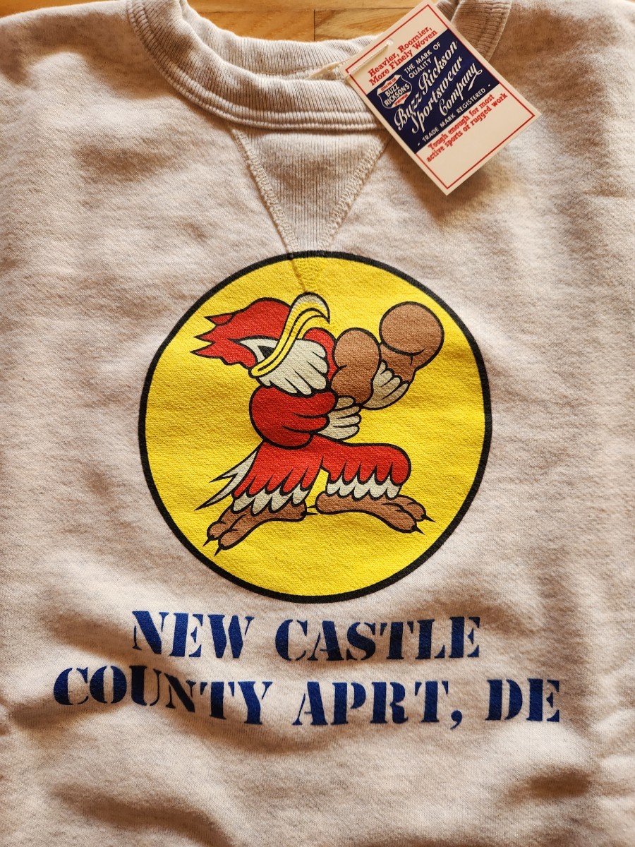 SALE! 送料込★東洋 BuzzRickson's バズリクソンズ BR69337トレーナー SET IN CREW NECK SWEAT SHIRT 334th FIGHTER SQ, オートミール M拍卖