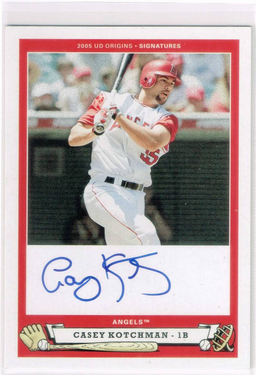 MLB 2005 UD Origins Signatures Autograph #CK1 Casey Kotchman Auto Upper Deck 直筆サイン ケイシー・コッチマン拍卖