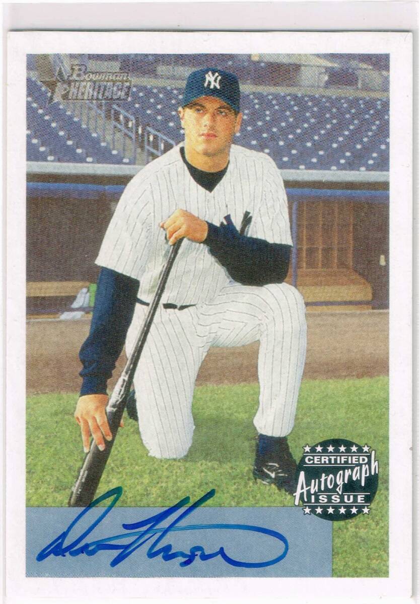 MLB 2002 Topps Bowman Heritage Autograph #BHA-DH Drew Henson Auto トップス ボウマン 直筆サイン ドリュー・ヘンソン拍卖