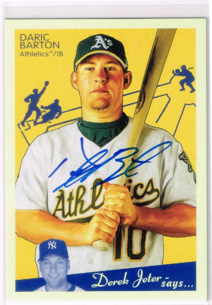 MLB 2008 UD Goudey Goudeygraphs Autograph #GG-DB Daric Barton Auto Upper Deck 直筆サイン ダリック・バートン拍卖