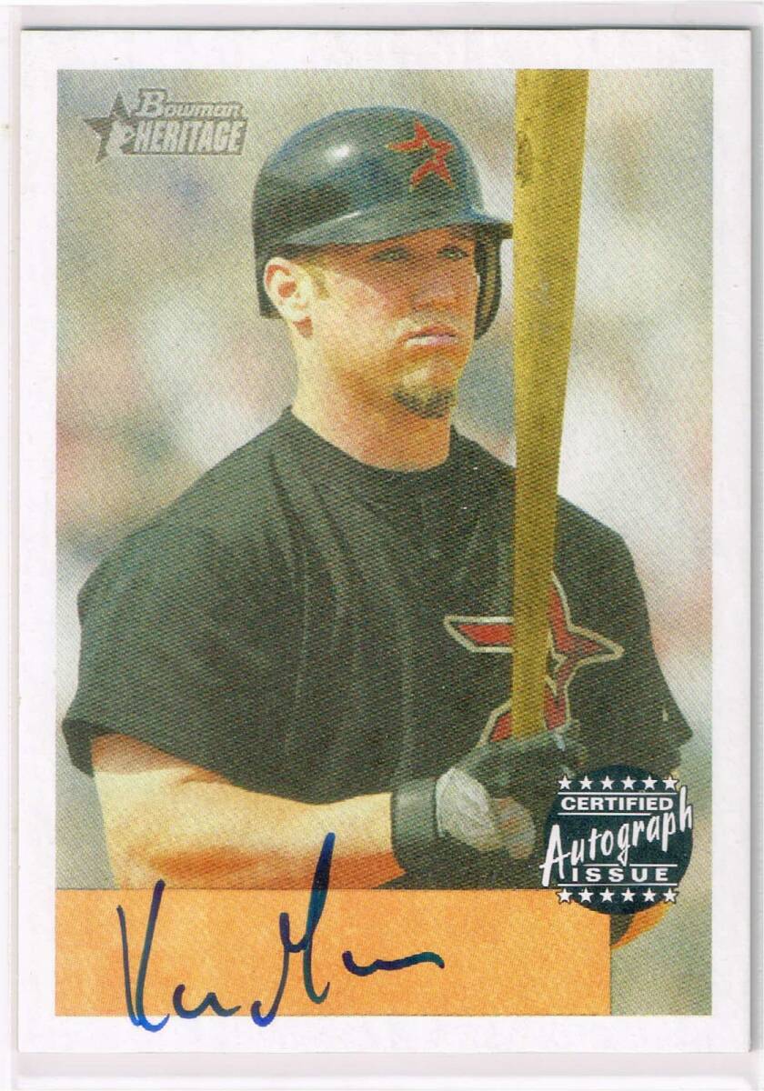 MLB 2002 Topps Bowman Heritage Autograph #BHA-KG Keith Ginter Auto トップス ボウマン 直筆サイン キース・ジンター拍卖