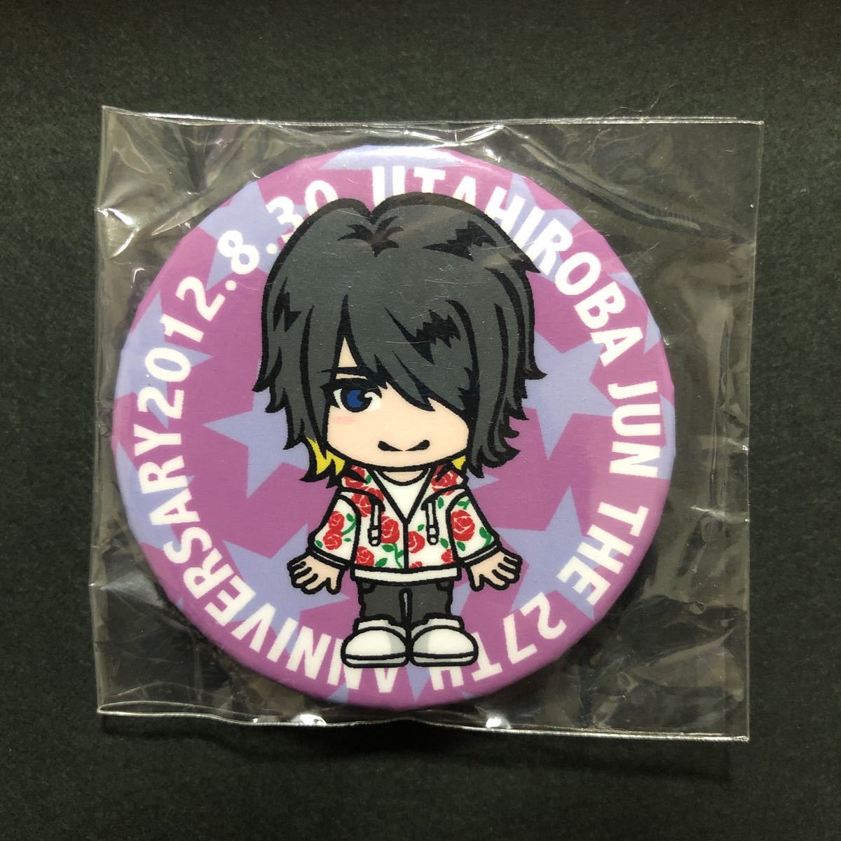 新品☆2012年 歌広場淳 バースデー缶バッジ⑦【27th ゴールデンボンバー ガチャ うぱバ イラスト】拍卖