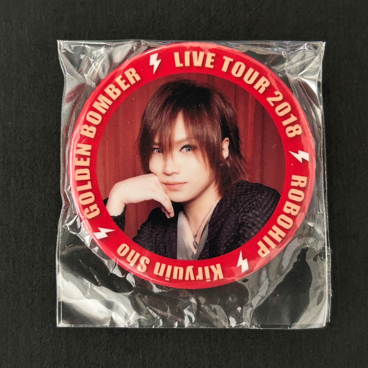 新品★ロボヒップ 缶バッジ 鬼龍院翔⑦【2018年 ゴールデンボンバー ロボツ グッズ ガチャ 実写】拍卖