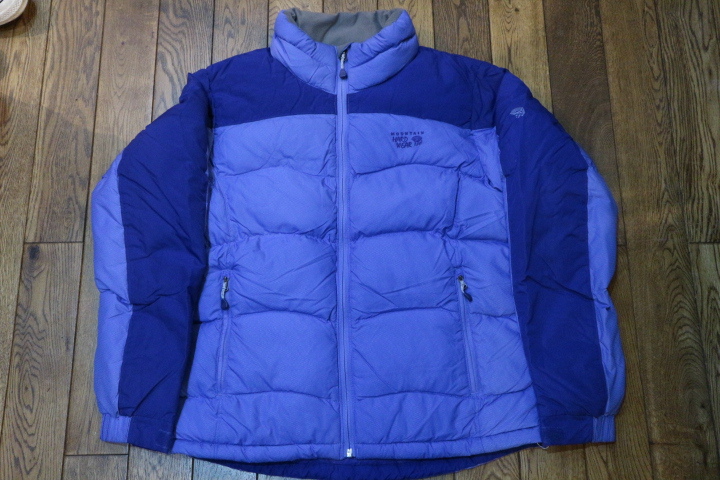 美品 MOUNTAIN HARD WEAR ダウン ジャケット M ブルー マウンテンハードウェア アウトドア拍卖