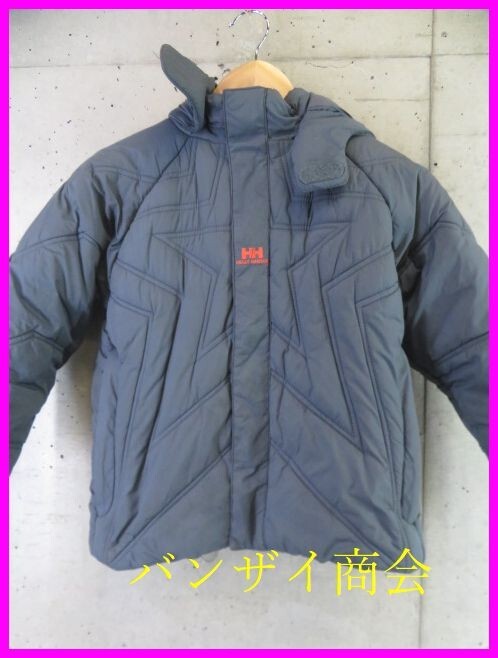 0321b20◆キッズサイズ◆HELLY HANSEN ヘリーハンセン 星柄刺繍 フーディ 中綿ダウンジャケット 9/マウンテンパーカー/アウトドア/子供服拍卖