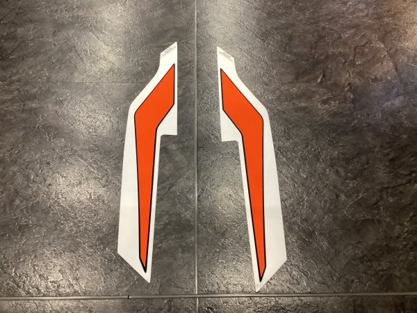 KTM RC125 インナースポイラートップ デカール 左右 府中 F拍卖