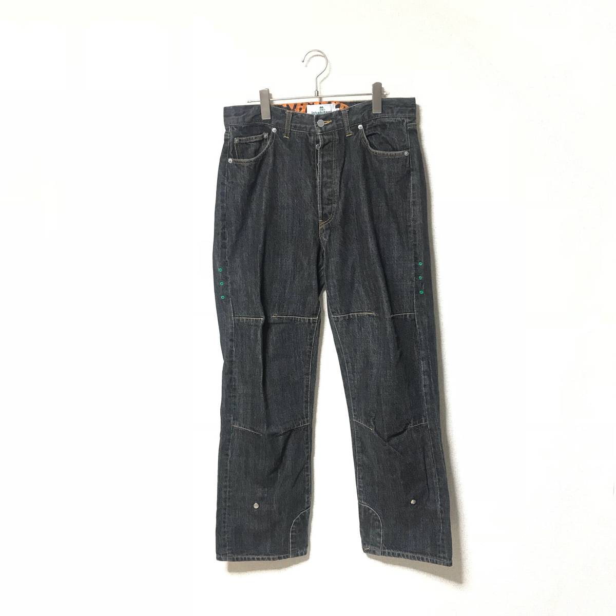★インハビタント INHABITANT★メンズ デニム パンツ size 34 スノーボード スノボ拍卖