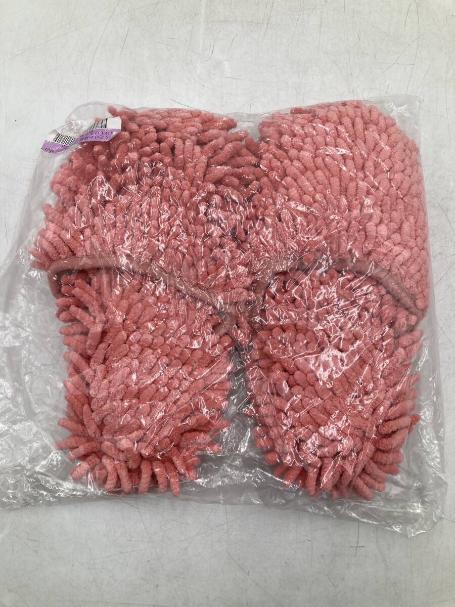 【未使用】はくだけお掃除 もけもけスリッパ ピンク お掃除グッズ 掃除道具 生活雑貨 1点拍卖