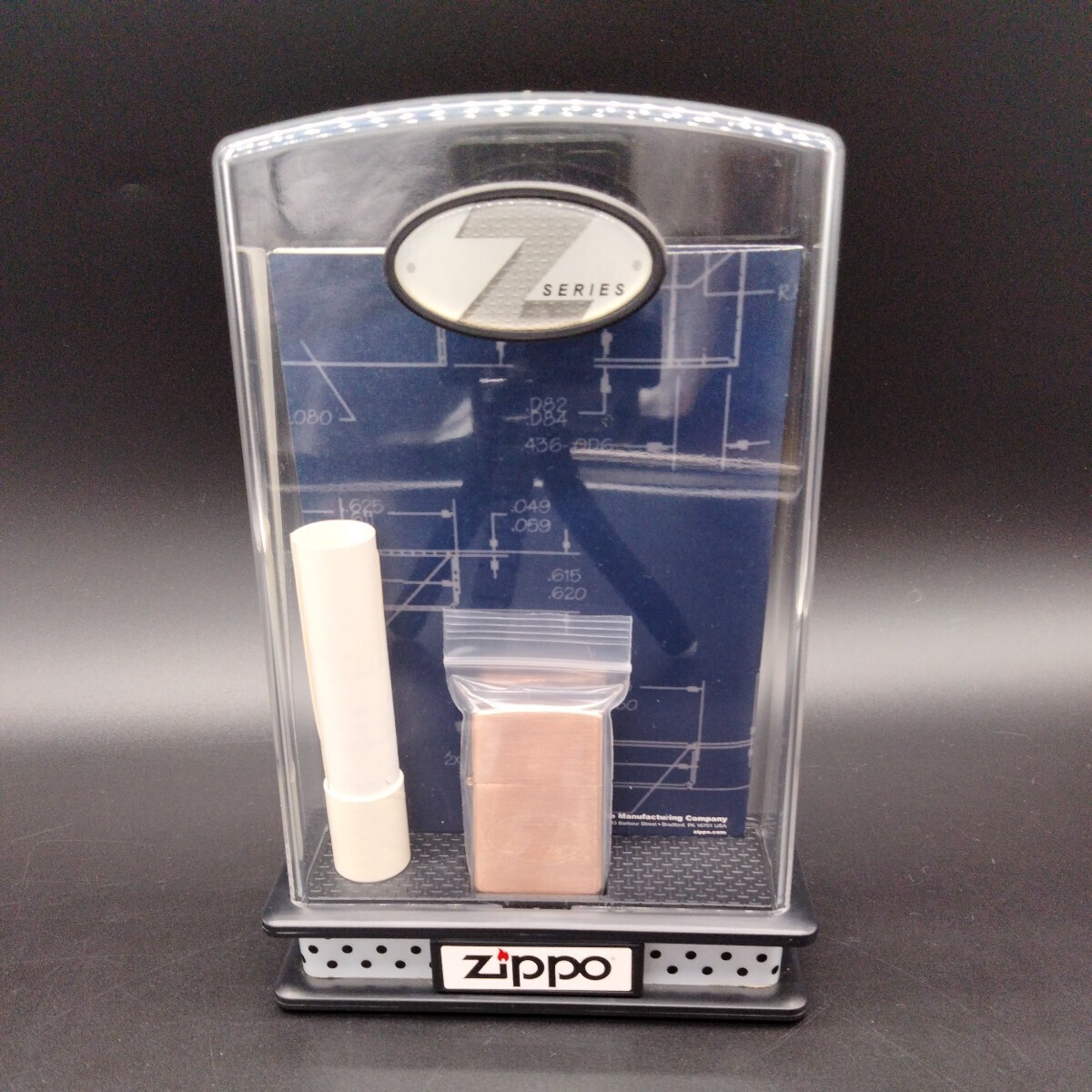絶版 超希少 世界限定7507個 zippoジッポー z-series zシリーズ SOLID COPPER ソリッドカッパー 純銅製 1873/7507 2002年製拍卖
