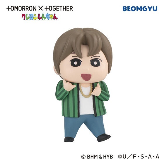 ならぶんです。 TOMORROW X TOGETHER クレヨンしんちゃん「BEOMGYU」 / バンダイ拍卖
