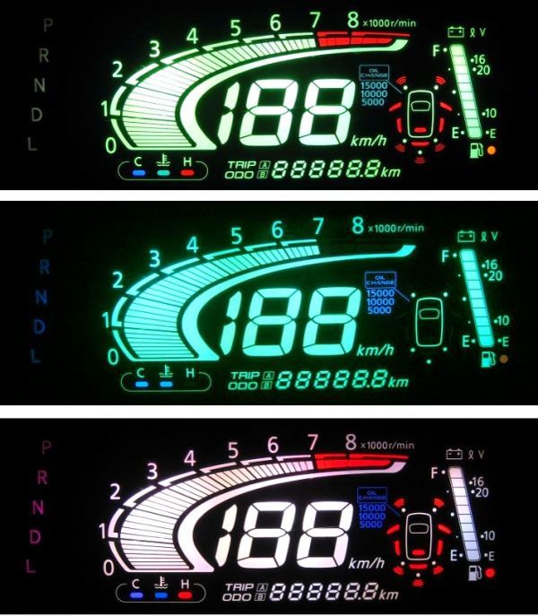 リバティ M12 メーターLED照明1台分セット! ホワイト拍卖