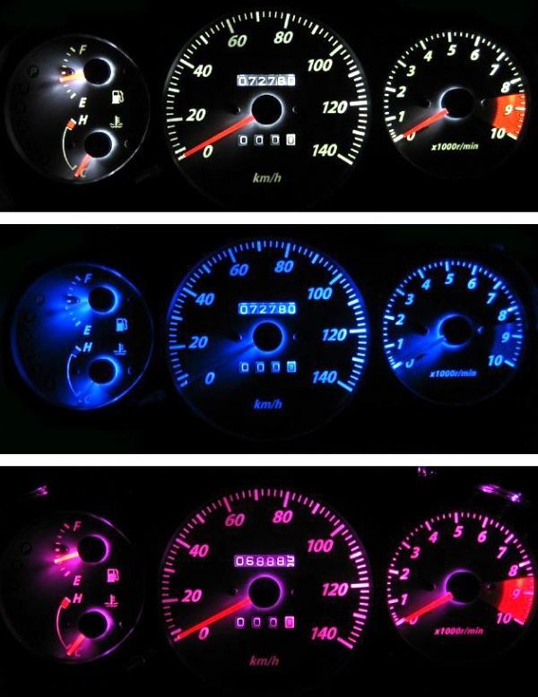 オプティ L800S/L810S メーターLED照明1台分セット! ブルー拍卖