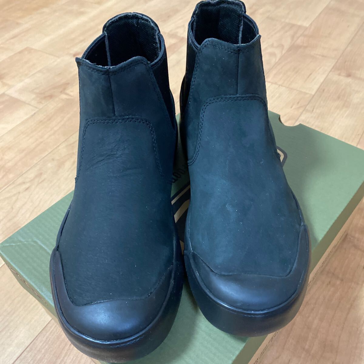 KEEN,キーン ELENA CHELSEA / エレナ チェルシー / ブーツ サイドゴアブーツ ブラック 24センチ ケース付き拍卖