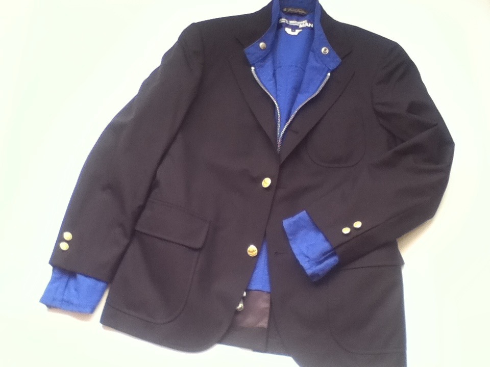 2008春夏 ジュンヤマン×ブルックスブラザーズ ジャケット 再構築 リバーシブル 3ボタン段返り 美品拍卖