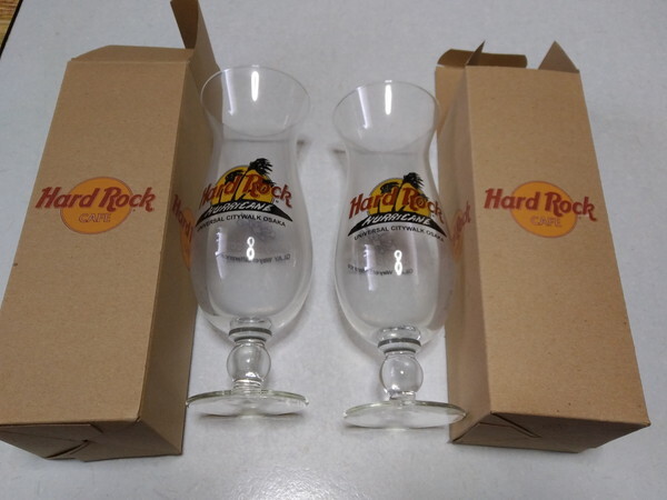 ◆ GLAY グレイ 【 ハードロックカフェ 大阪 FM802 限定 グラス2点セット 】 新品♪拍卖