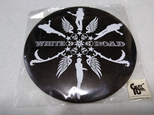 ◆ GLAY グレイ 【 WHITE ROAD 直径15cm大型 缶バッジ 】 未開封新品♪拍卖