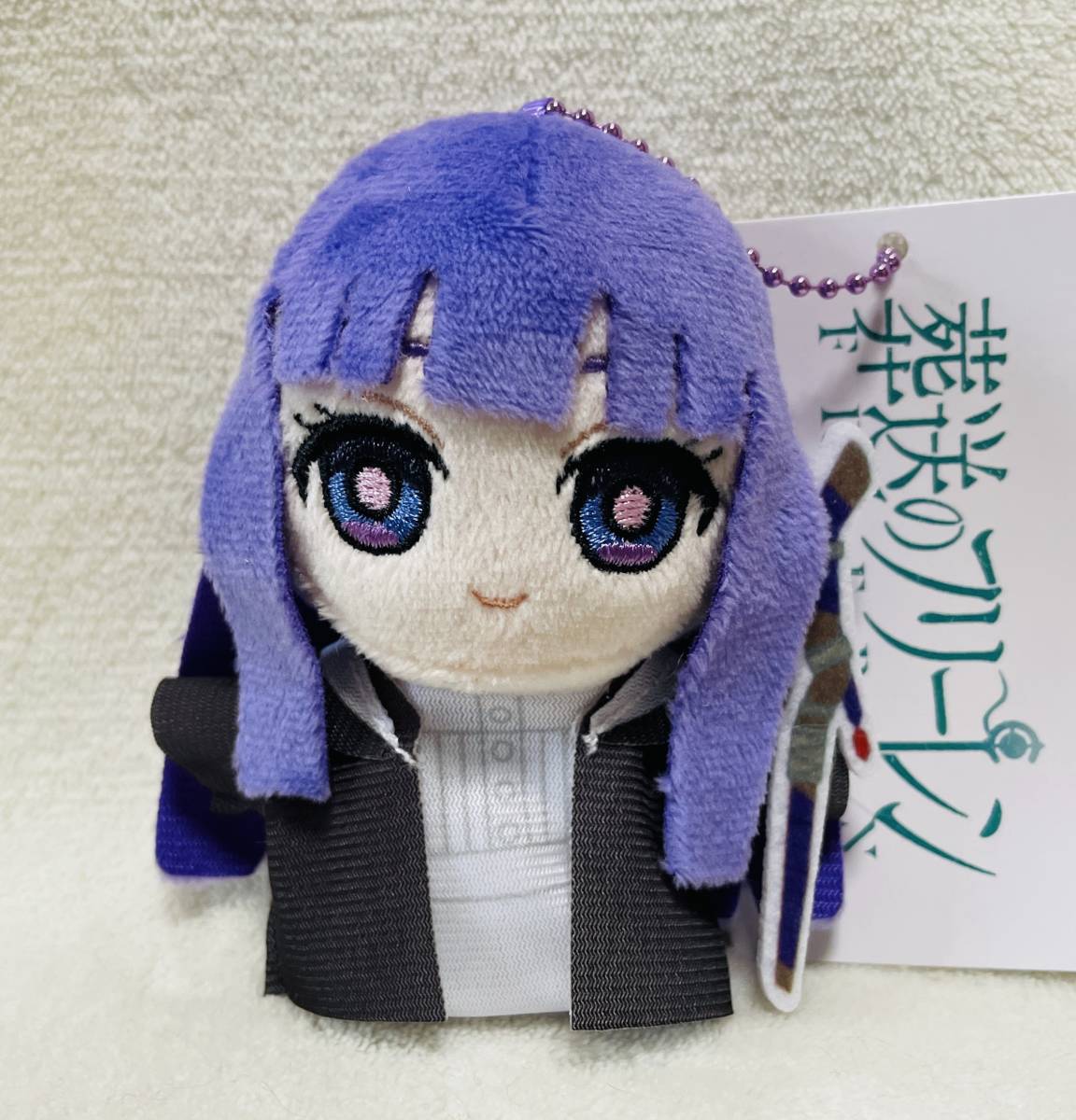 ★葬送のフリーレン きゃらぱぺ mini フェルン★ボールチェーン付 フィンガーパペット マスコット 指人形 ぬいぐるみ拍卖