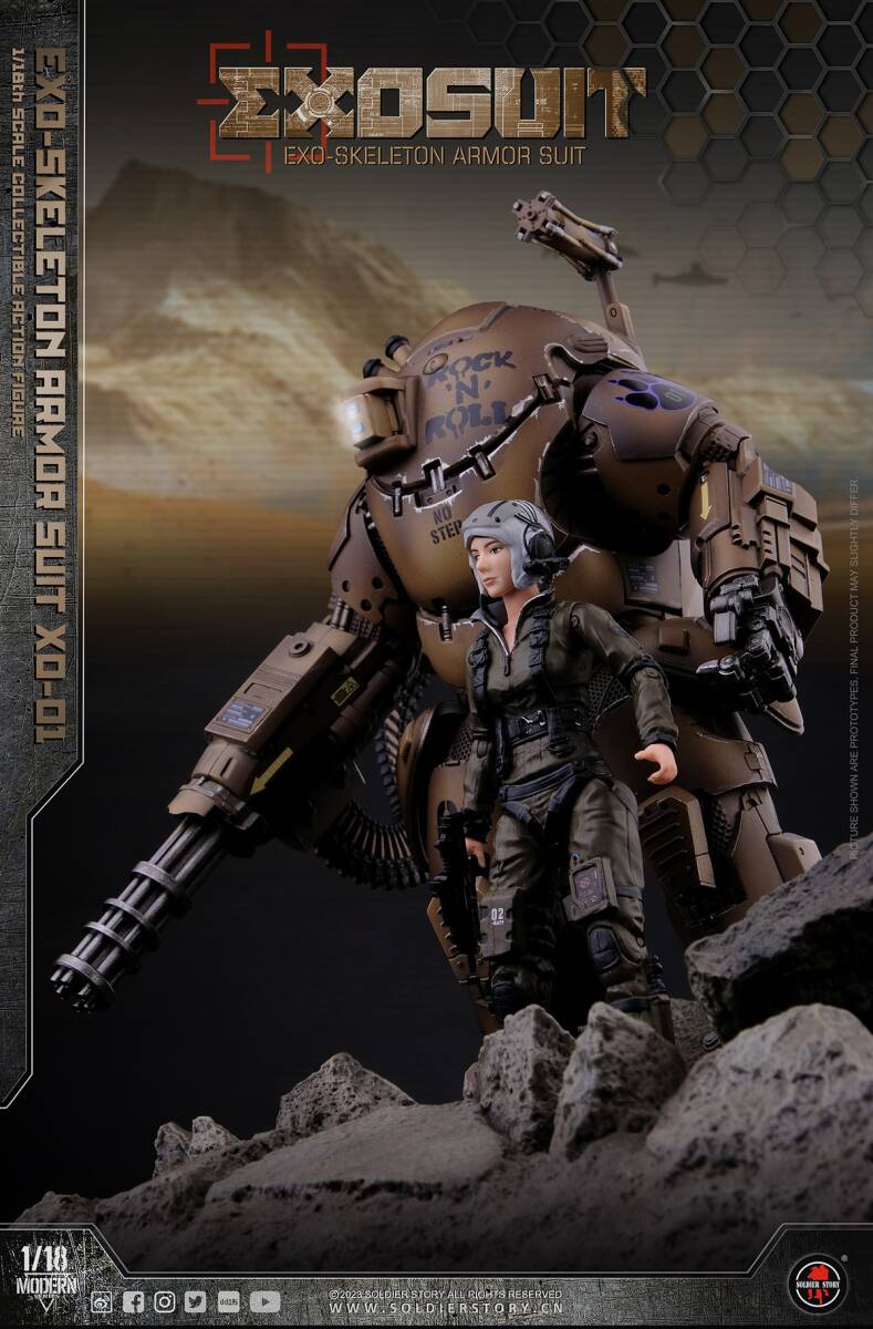Soldier Story 1/18 EXO-Skeleton Armor Suit XO-01 未開封新品 SSE001 検) DID 3R Facepoolfigure DAMTOYS EASY&SIMPLE UJINDOU拍卖