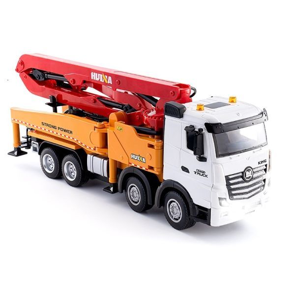 1/18 2.4GHz 11Ch RTR Huina 1381 ウルトラロングブーム コンクリートポンプ車ラジコン ☆放水可能 ☆コンクリート圧送車 ☆生コンポンプ車拍卖