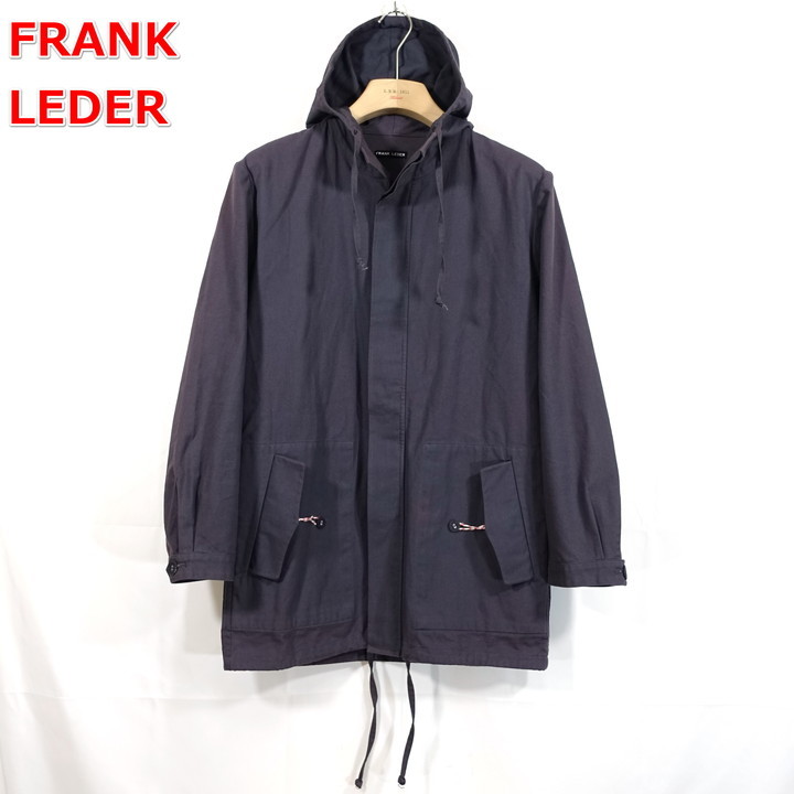 【良品】フランクリーダー フーデッドジャケット FRANK LEDER サイズXS ネイビー拍卖