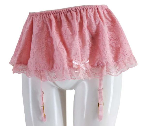SI0859-5◇ 新品 ガーターベルト レース 花柄 リボン おしゃれ セクシーランジェリー Mサイズ ピンク 送料350円拍卖