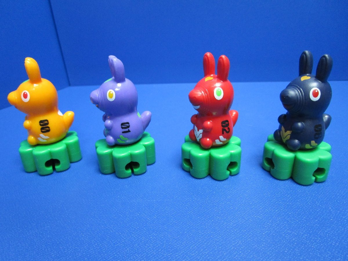 EVA×RODY×伊藤園 コラボ オリジナル ケーブルフィギュア 全4種セット 新世紀エヴァンゲリオン×ロディー×伊藤園 四つ葉のクローバー拍卖