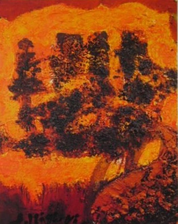 三岸節子、【花(ヴェロンにて)】、希少な額装用画集より、新品額装付、状態良好、送料込み拍卖