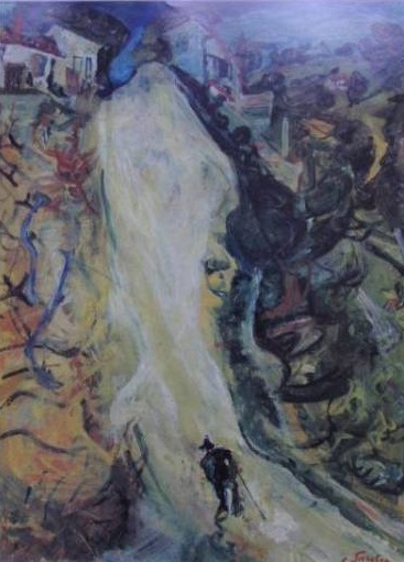 Chaim Soutine、La Route qui monte、海外版超希少レゾネ、新品額装付 、送料込み、wanko拍卖
