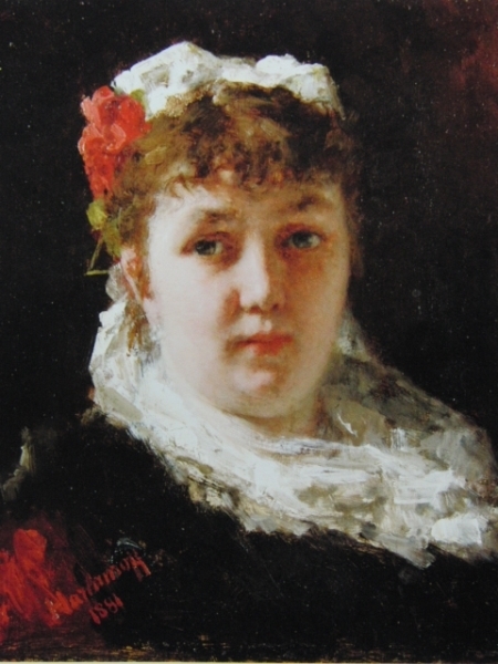 Alexei Alexeiewitsch Harlamoff、Filia Litvinne、希少画集より、新品額装付、送料込み、iafa拍卖