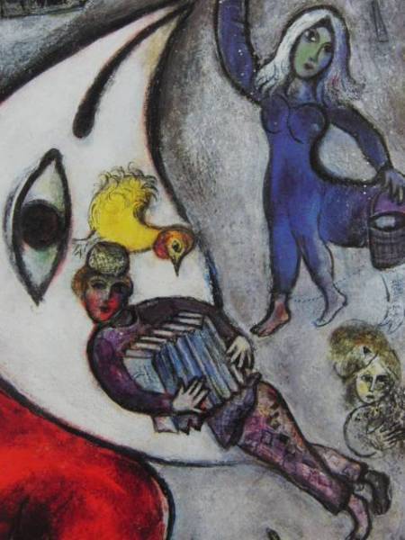 Marc Chagall、CIRL D'HIVER、海外版超希少レゾネ、新品額装付、wanko拍卖