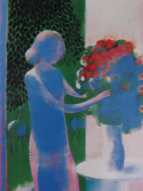 ポール・ギアマン、【田園の朝】、希少な額装用画集より、新品額装付、状態良好、送料込み拍卖